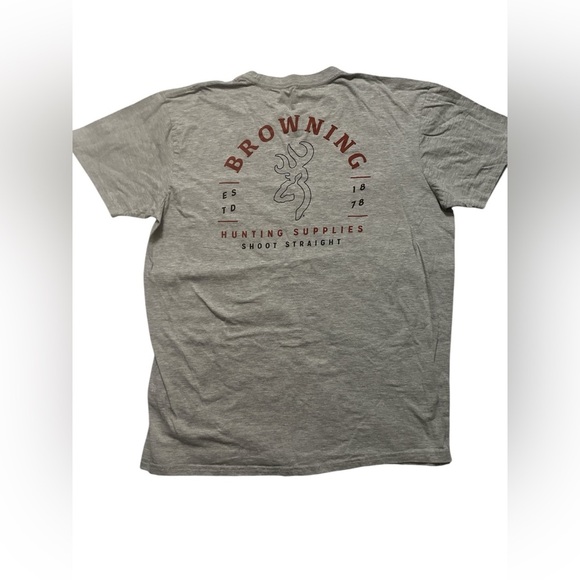 Brand new grey browning hunting t shirt size XL extra large - Picture 1 of 5